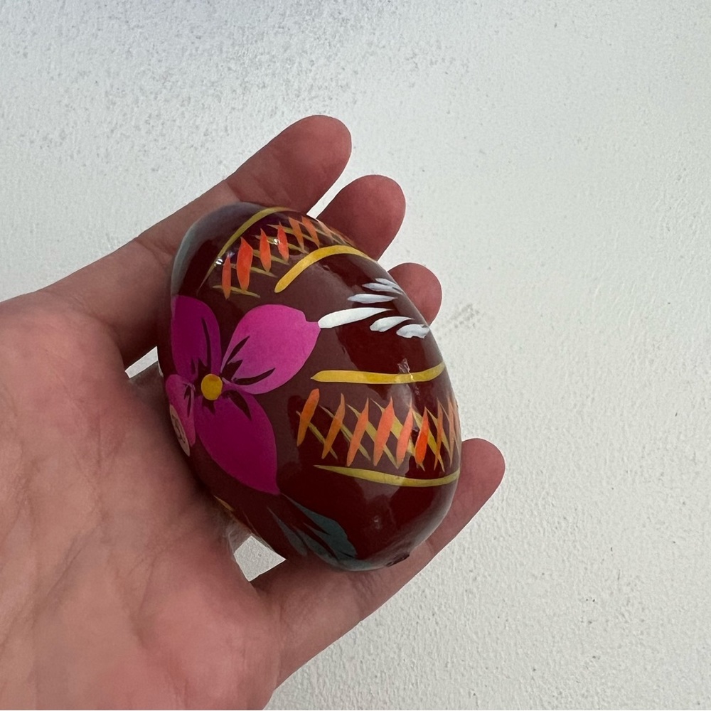 Hand crafted painted egg